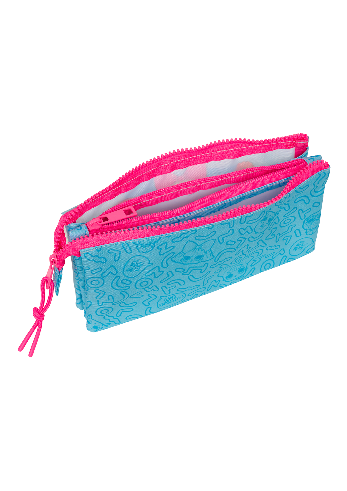 LOL Surprise Diva Triple Pencil Case