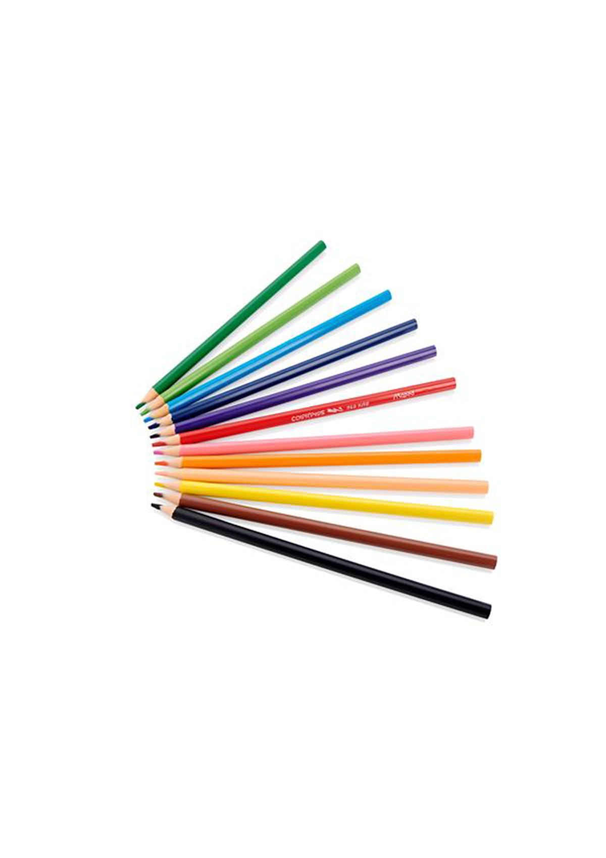 Color'peps Pkt.12 Colouring Pencils & Labels
