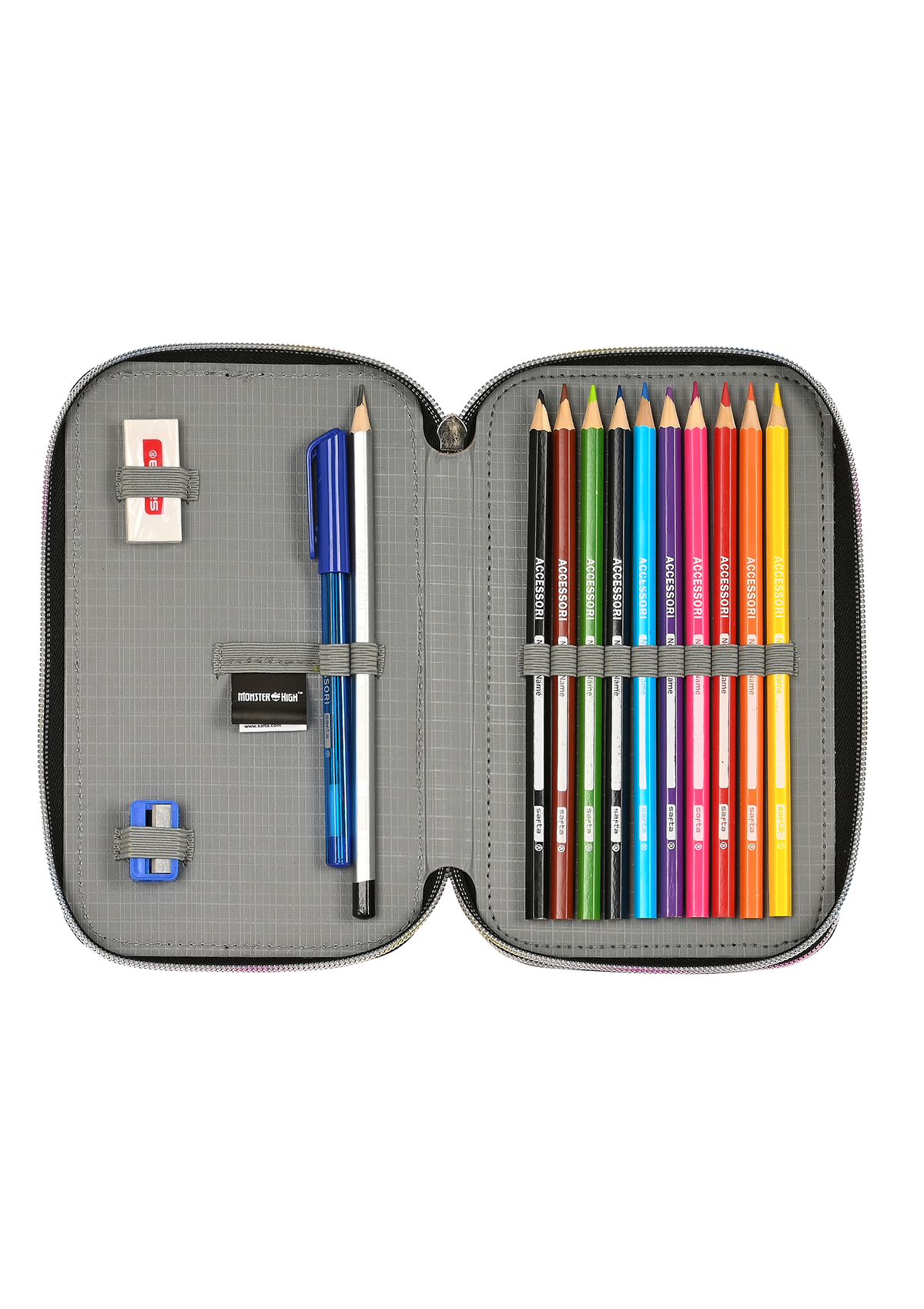 Monster High Creep 28pc Small Double Pencil Case