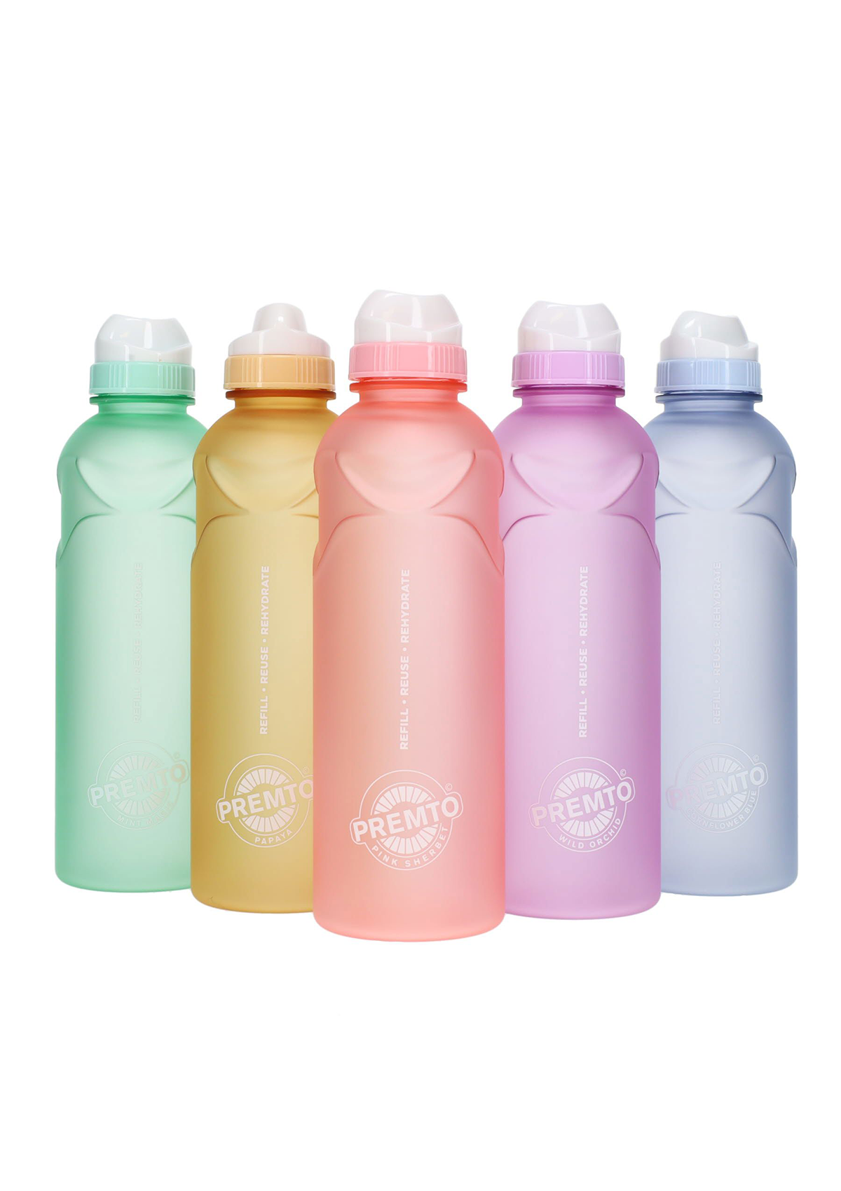 Pastel 500ml Stealth Soft Touch Bottle Cdu - 5 Asst