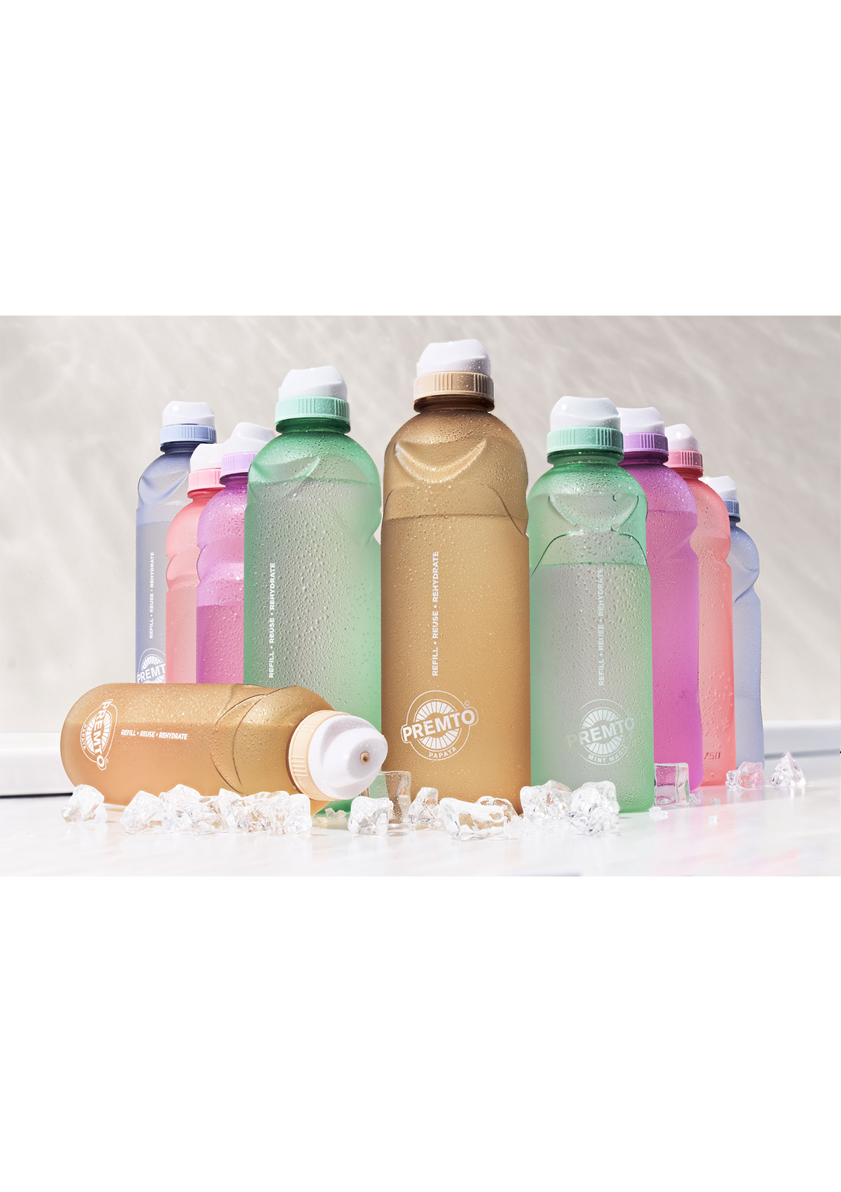 Pastel 500ml Stealth Soft Touch Bottle Cdu - 5 Asst