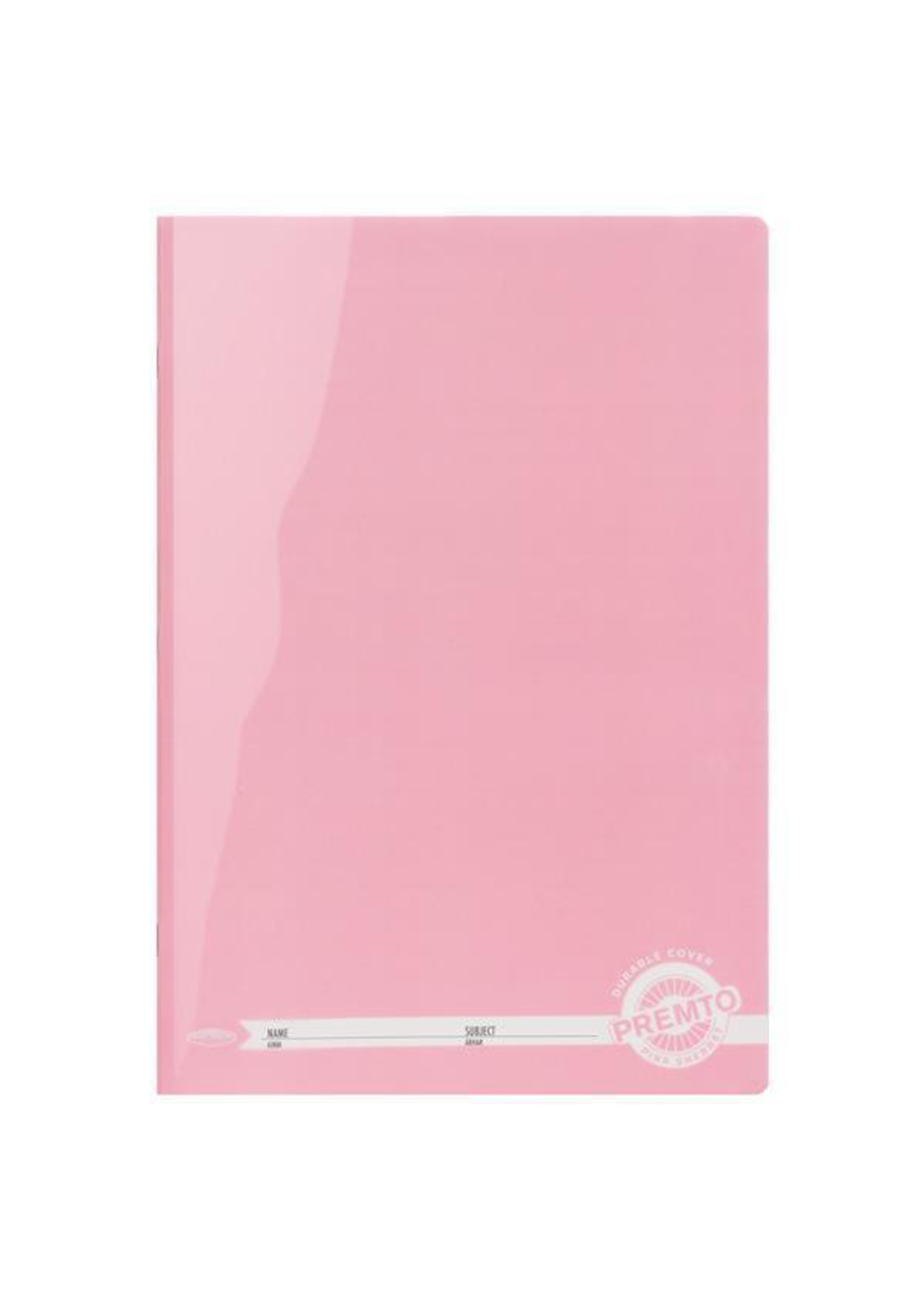 Pastel A4 120pg Durable Cover Manuscript Book - Pink Sherbet