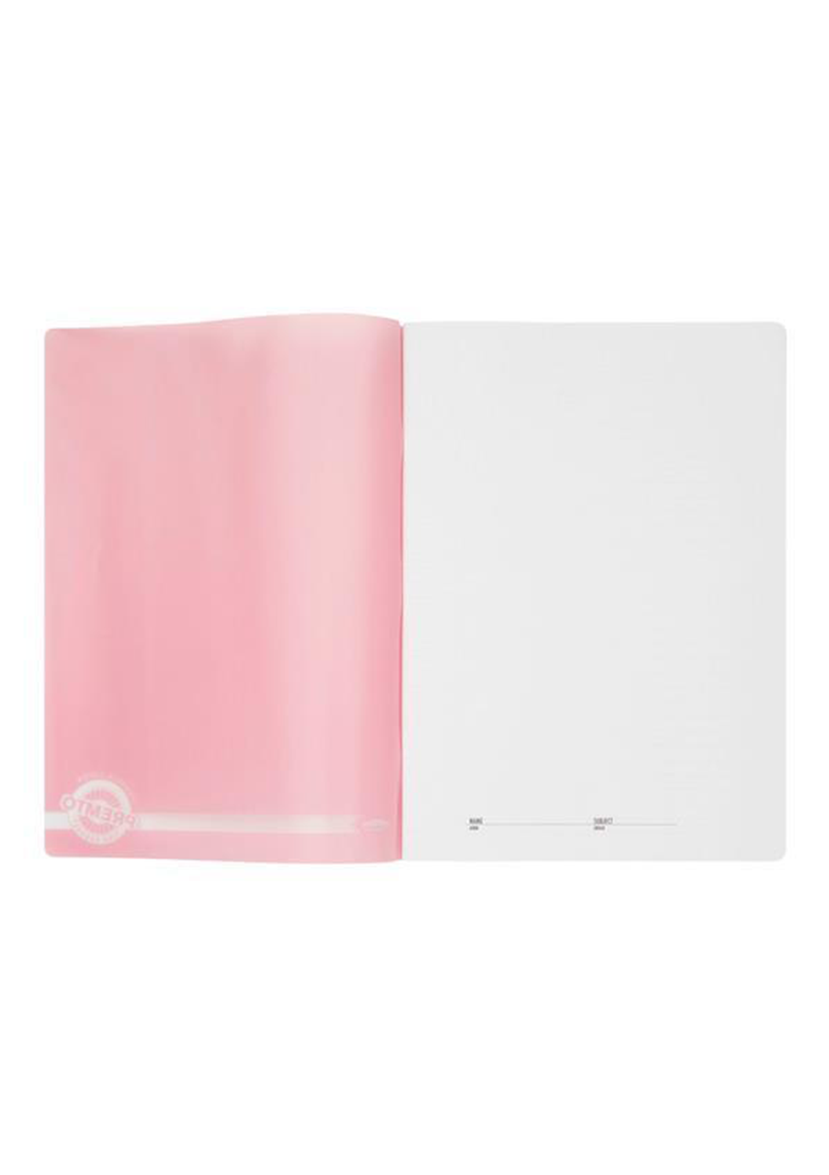 Pastel A4 120pg Durable Cover Manuscript Book - Pink Sherbet