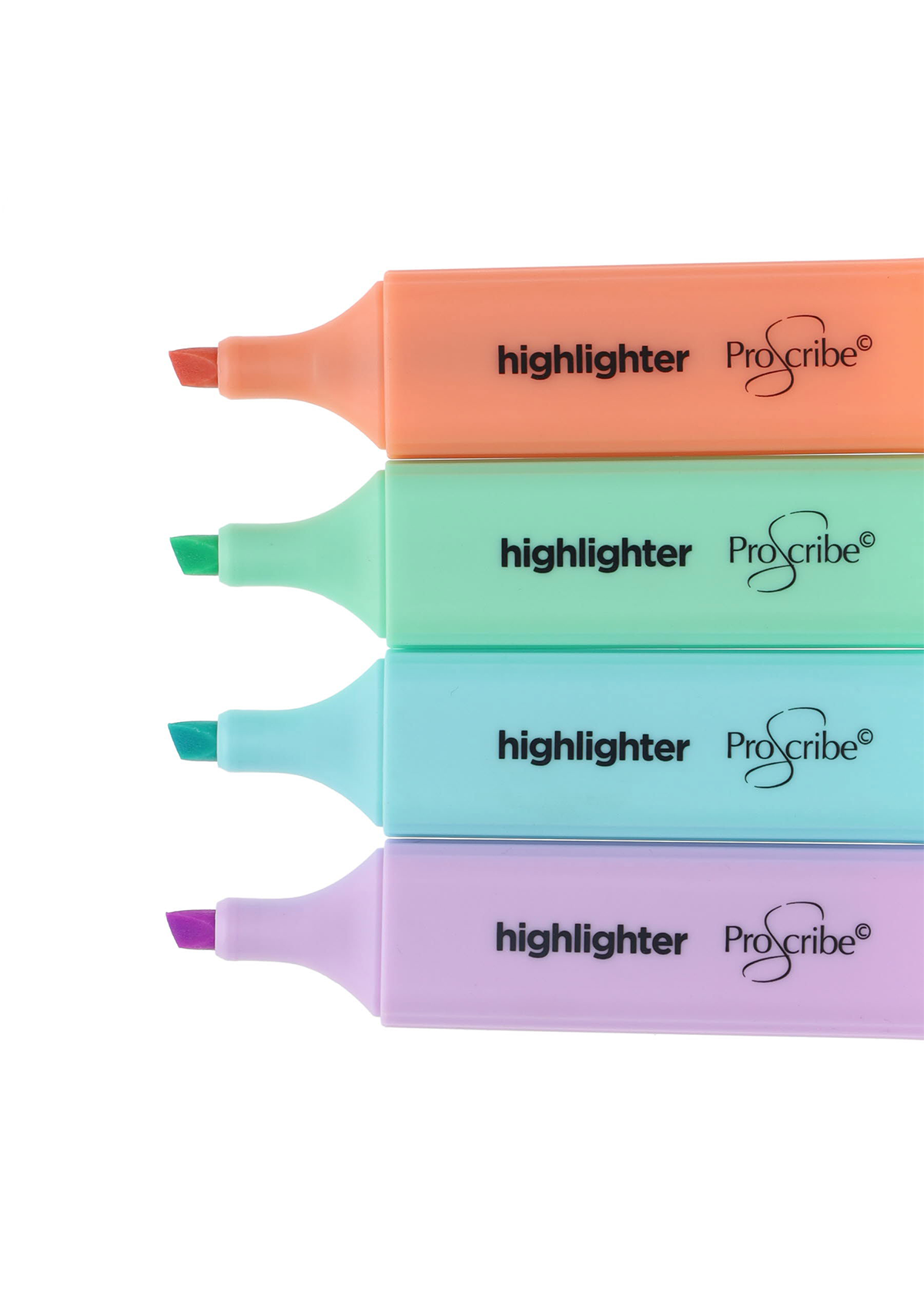 ProScribe Pkt.4 Pastel Highlighters