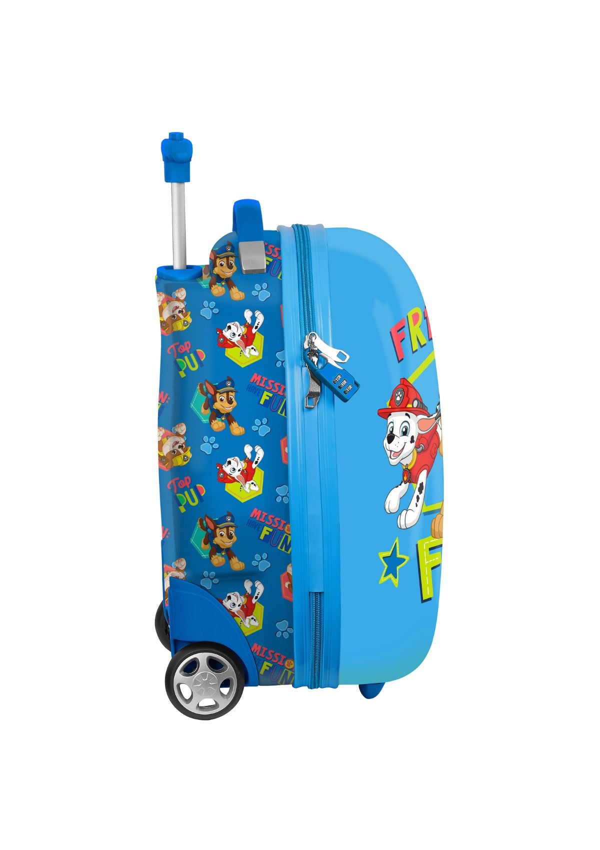 Paw Patrol Small Backpack Trolley side