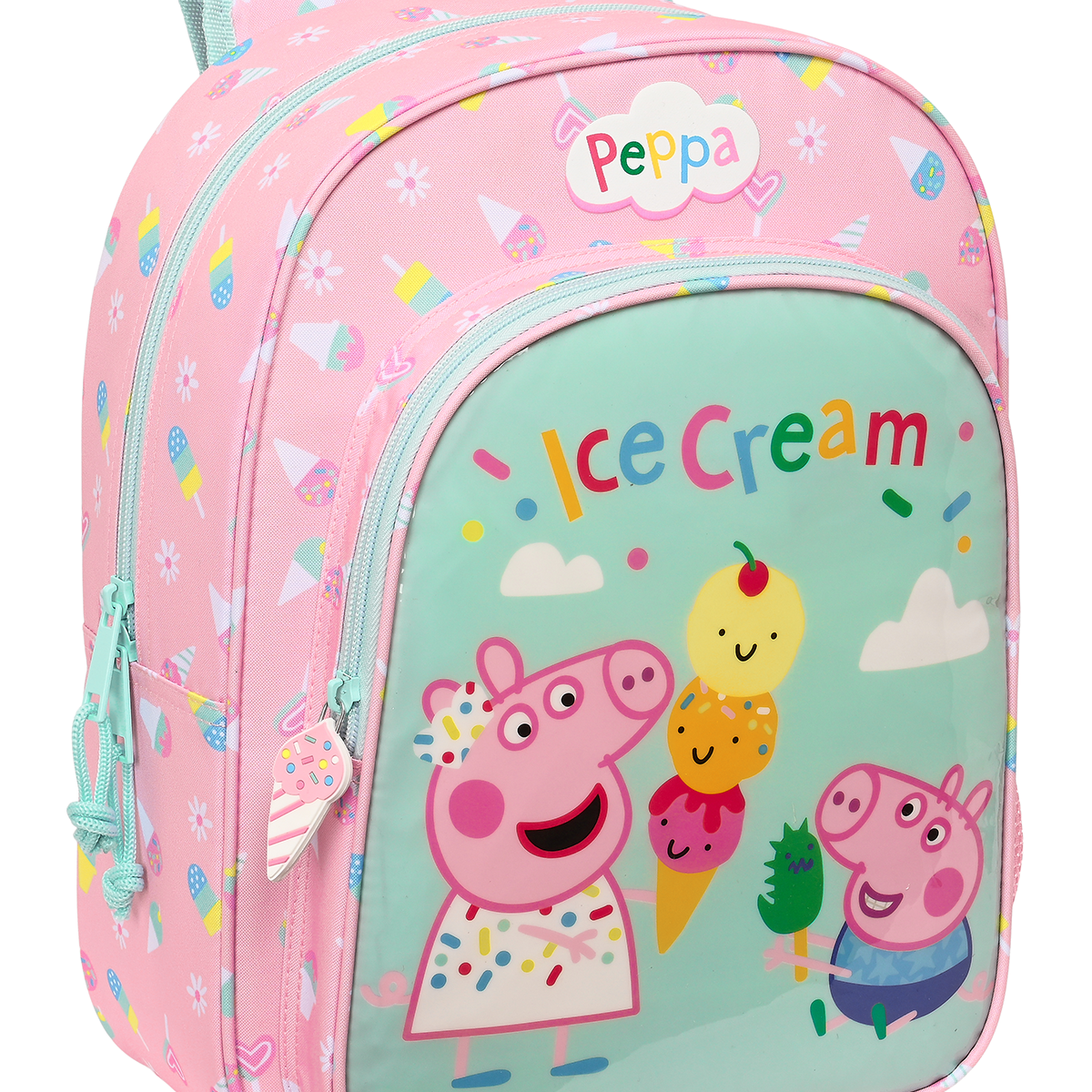 Peppa Pig Ice Cream Small Backpack - Main Image