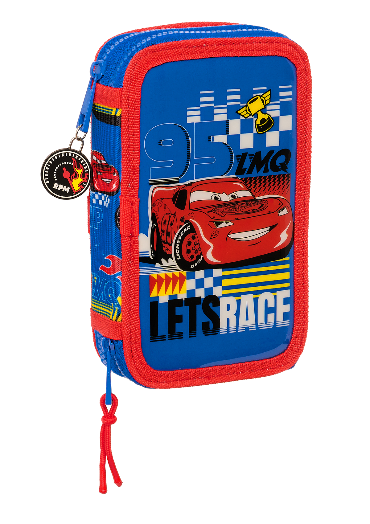 Cars Race Ready 28pc Small Double Pencil Case