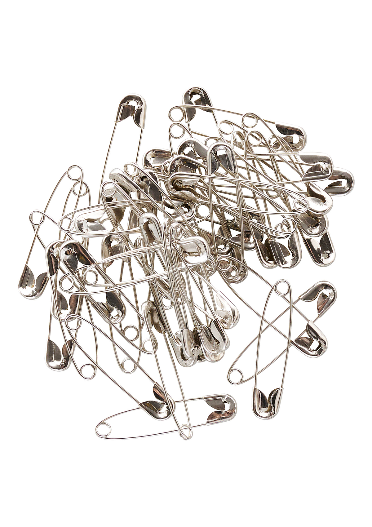 Pkt.50 36mm Nickel Safety Pins