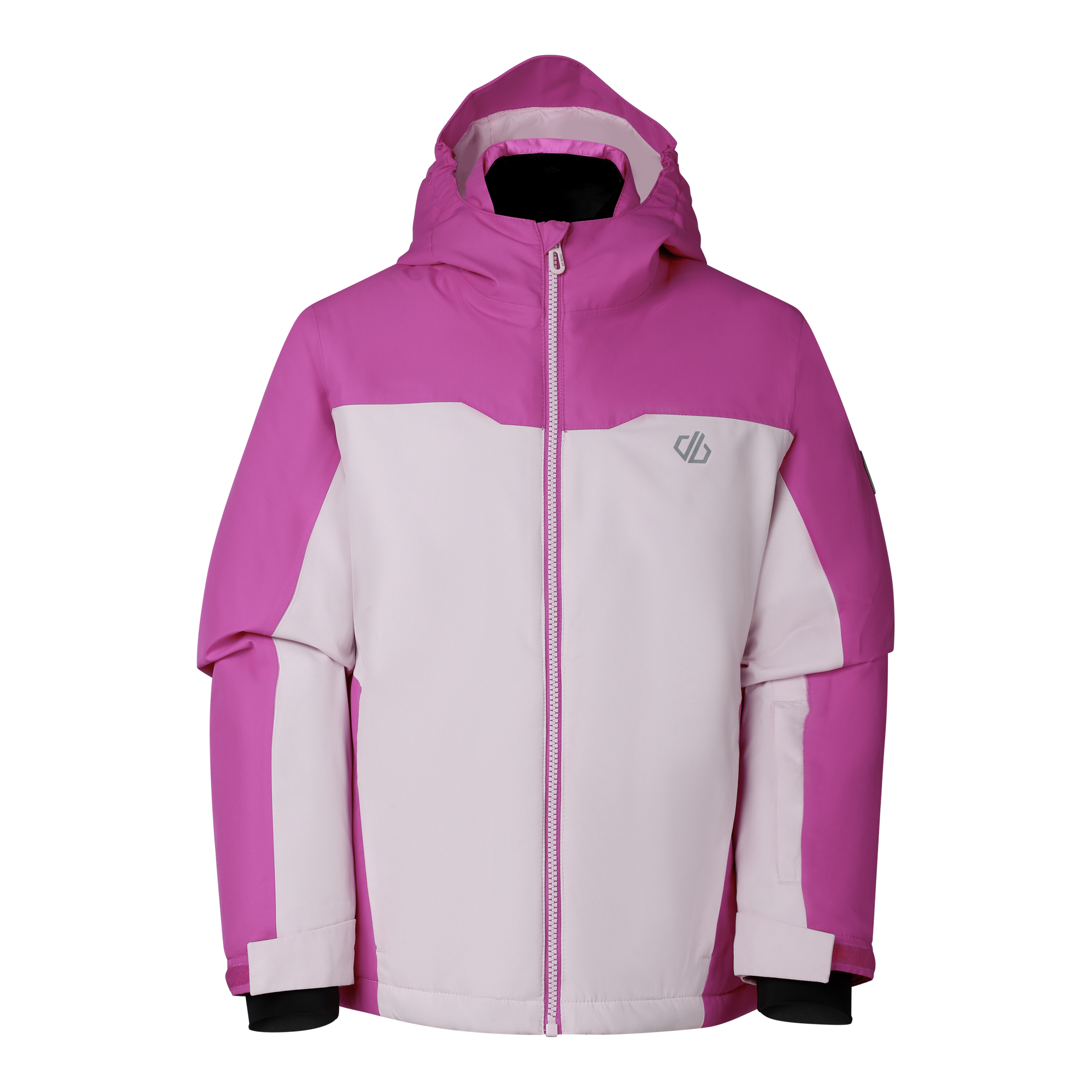 Kids' Piste Ski Jacket - Extreme Pink/ Pink Haze