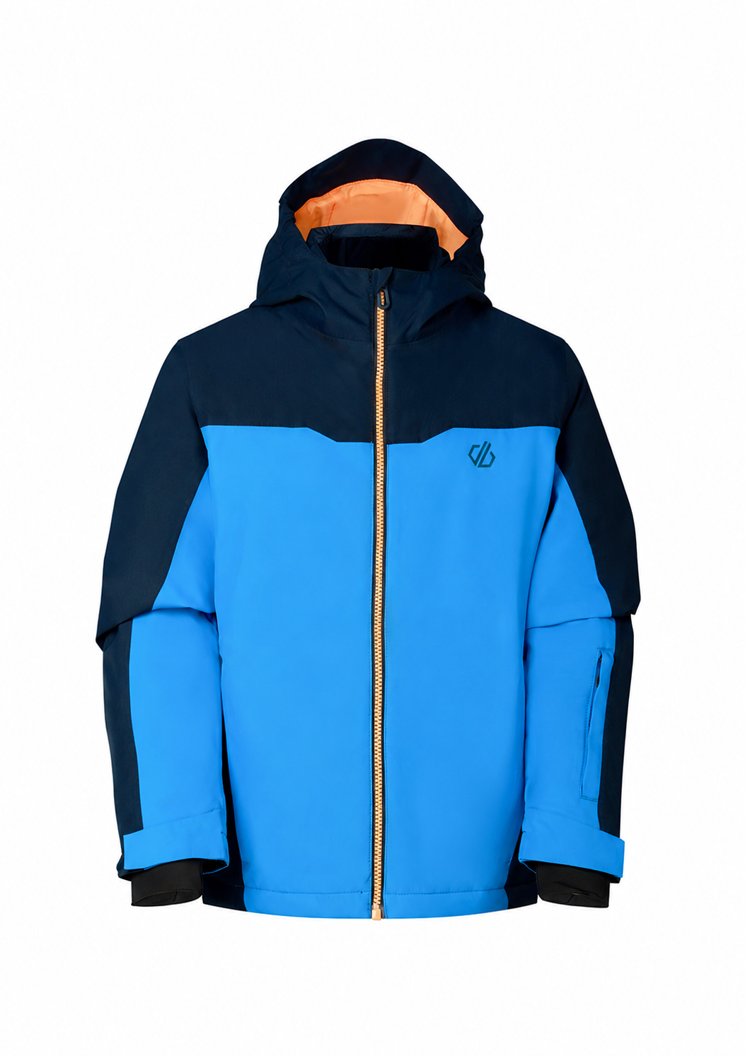 Kids' Piste Ski Jacket - Navy/ Athletic Blue