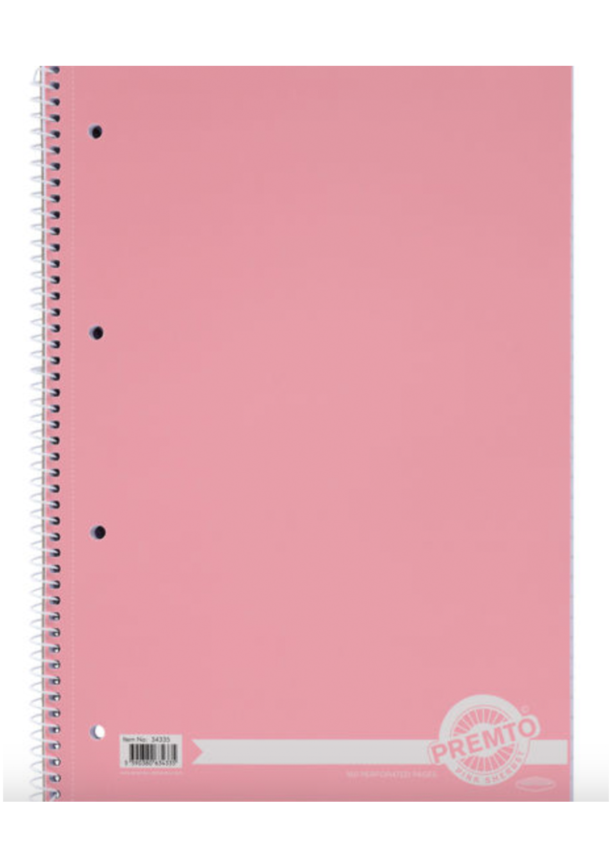 Pastel A4 160pg Spiral Notebook 5 Asst