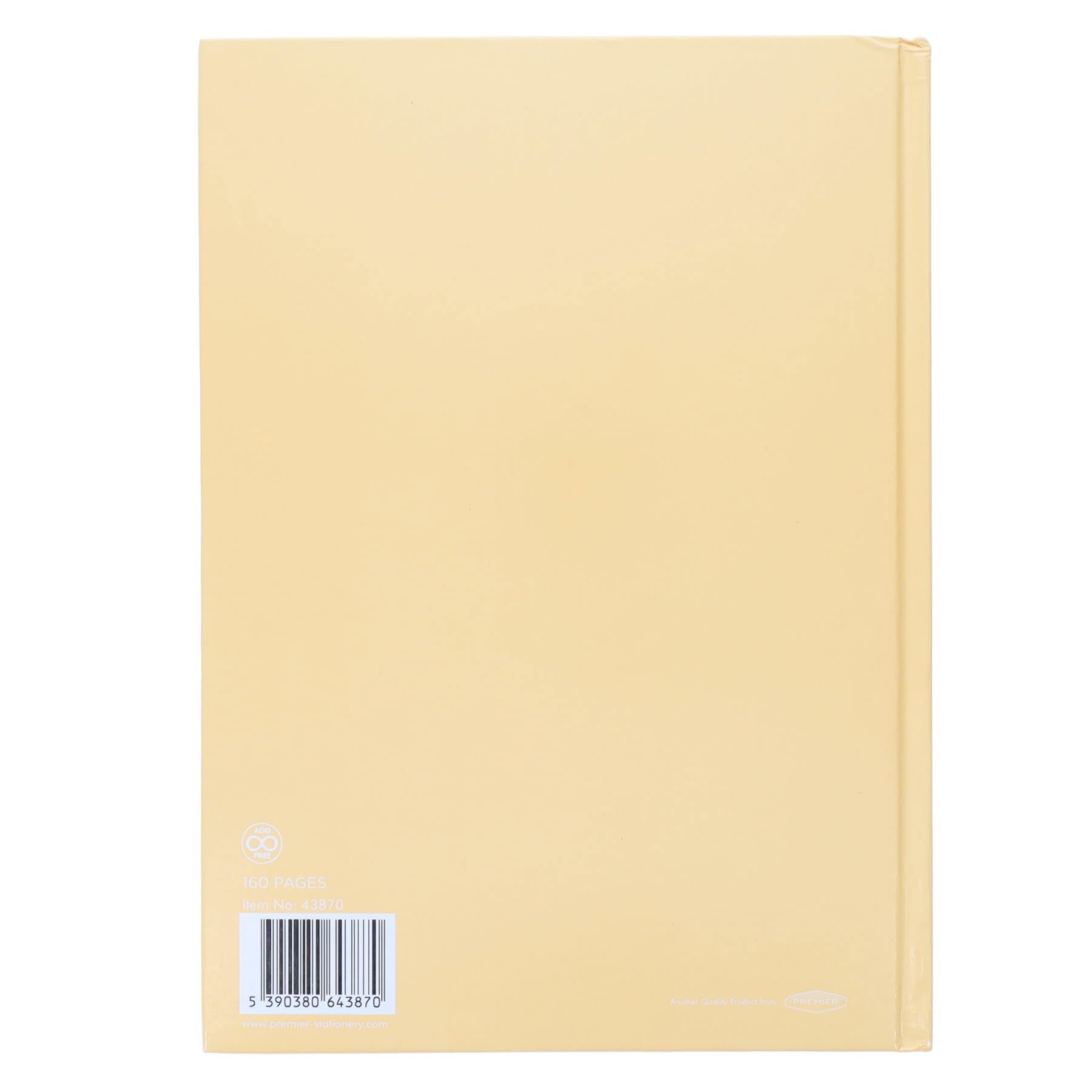 Pastel A4 160pg Hardcover Notebook - 5 Asst