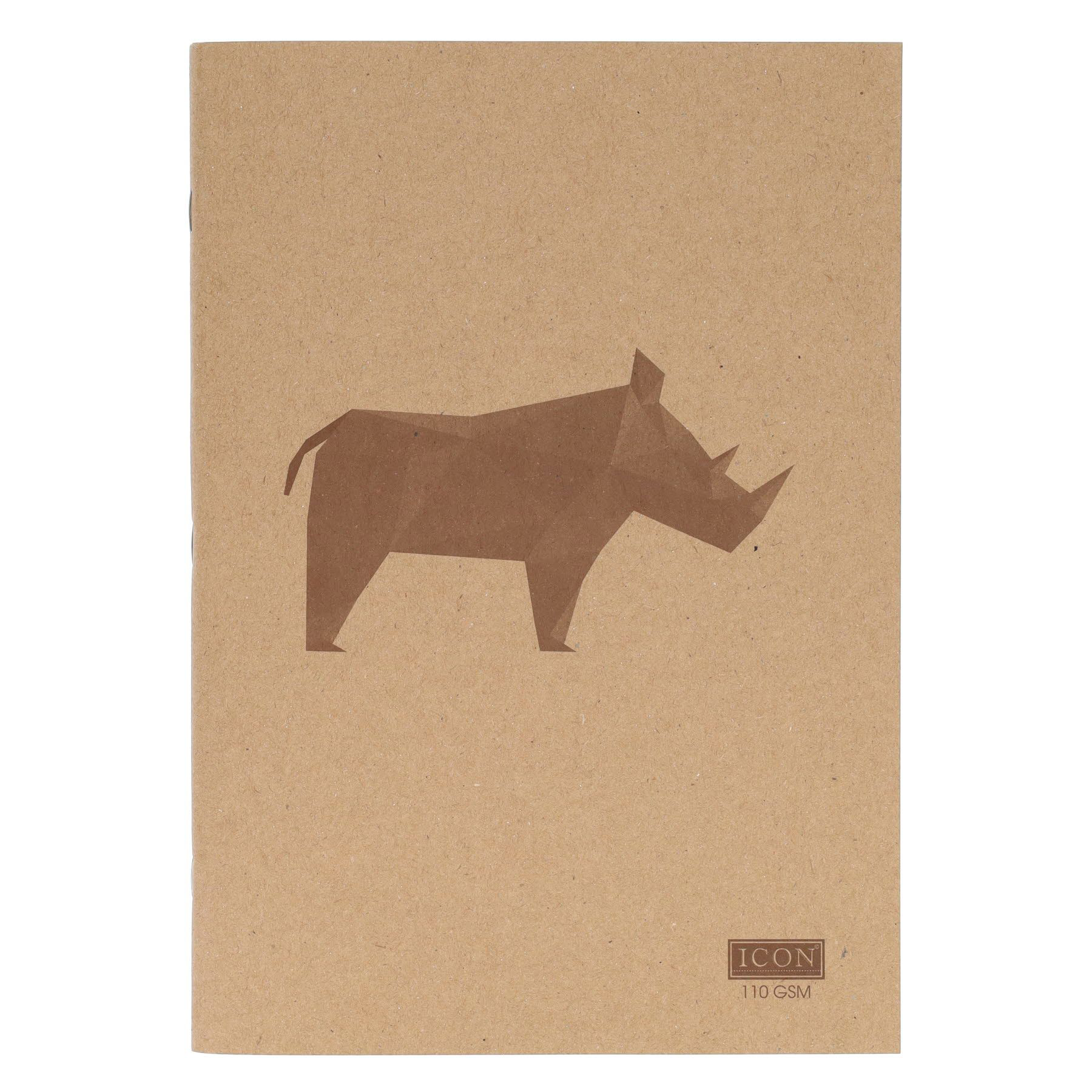 A4 80Pg 110gsm Kraft Sketch Book Animalia Design 4 Asst