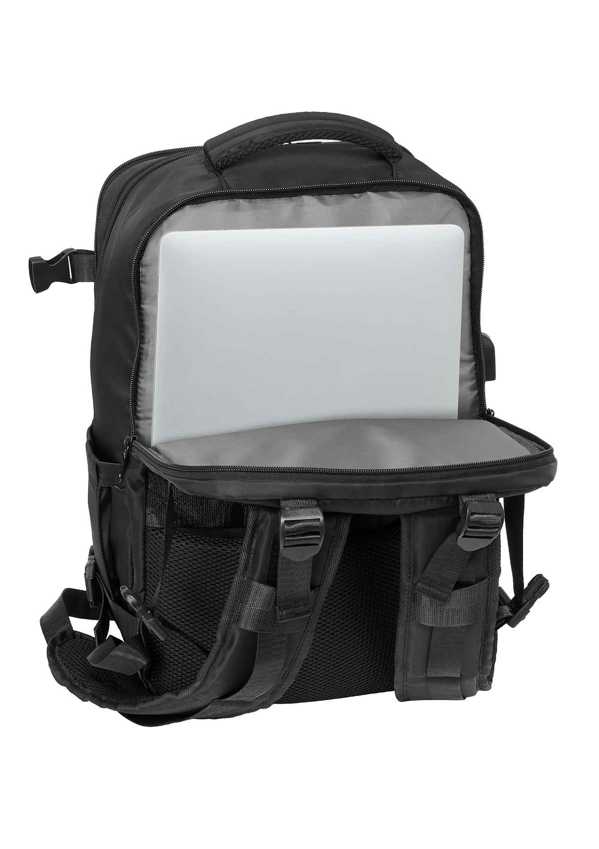 Safta 15.6" Black Portable Cabin Laptop Backpacks