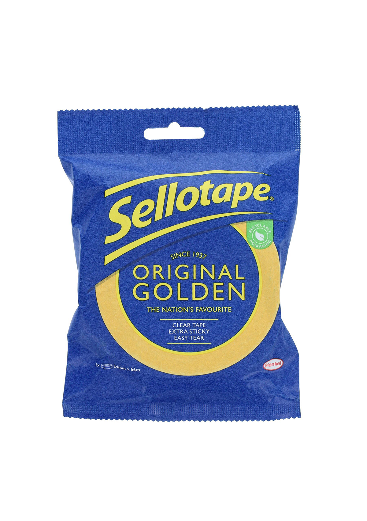 Sellotape 24mm x 66m Original Golden Tape