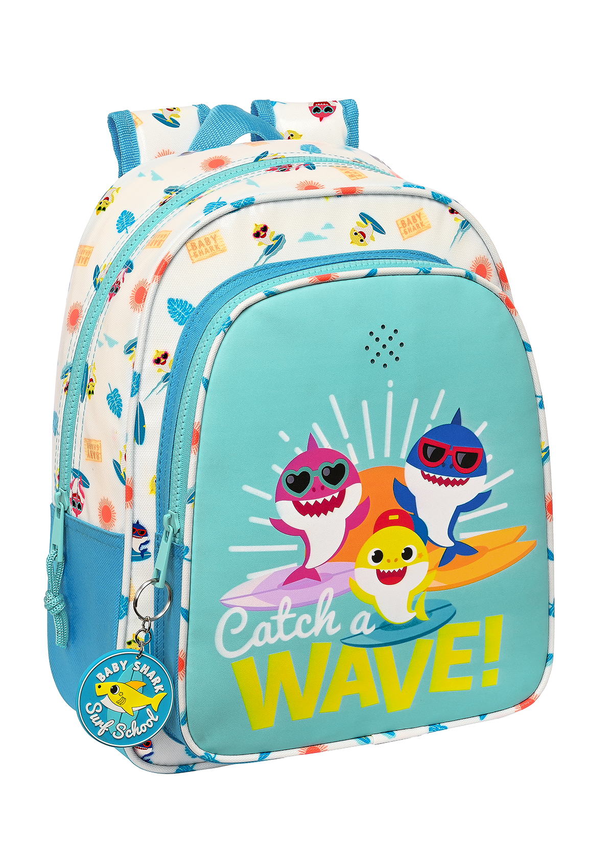 Baby Shark Surfing Small Backpack