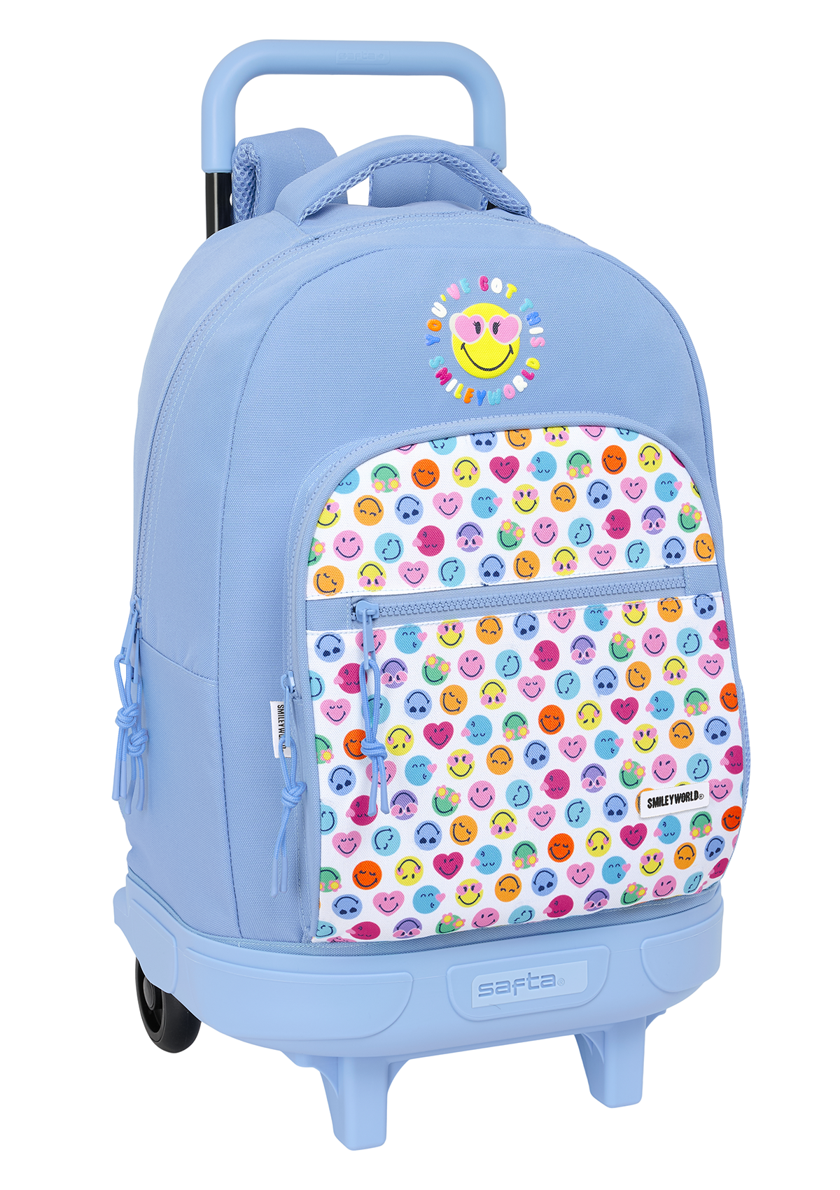 Smiley World Joyful Large Backpack Wheeled