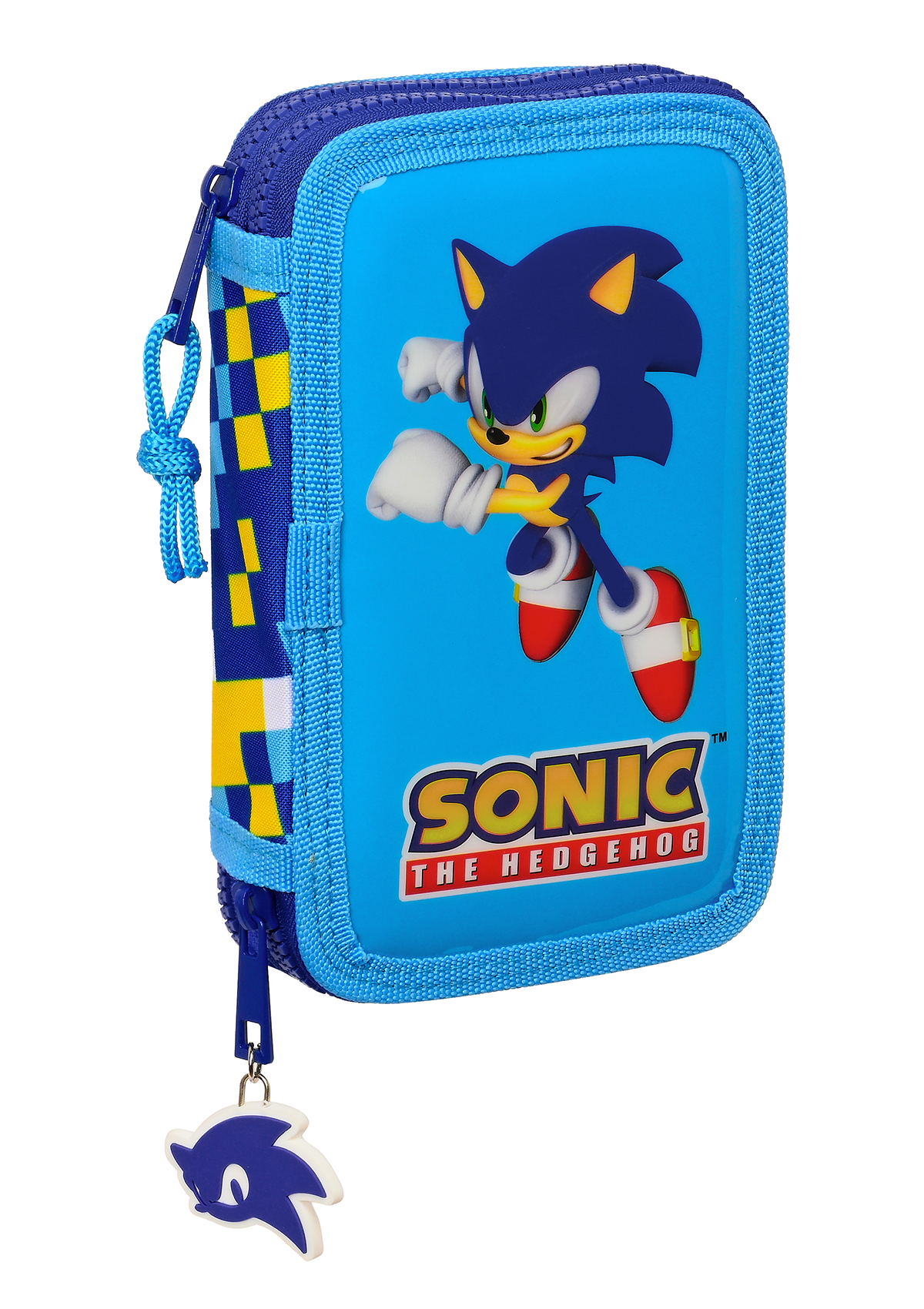 Sonic The Hedgehog Speed 28pc Small Double Pencil Case