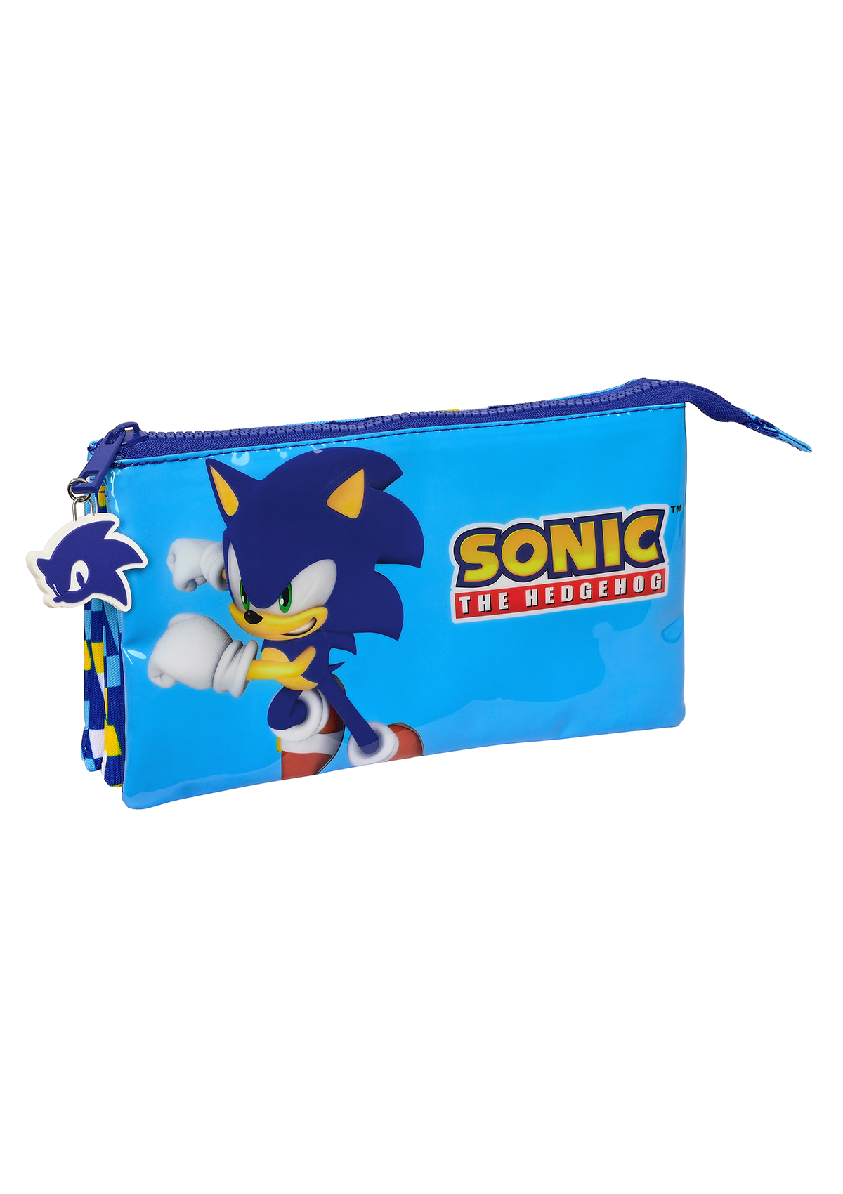 Sonic The Hedgehog Speed Triple Pencil Case