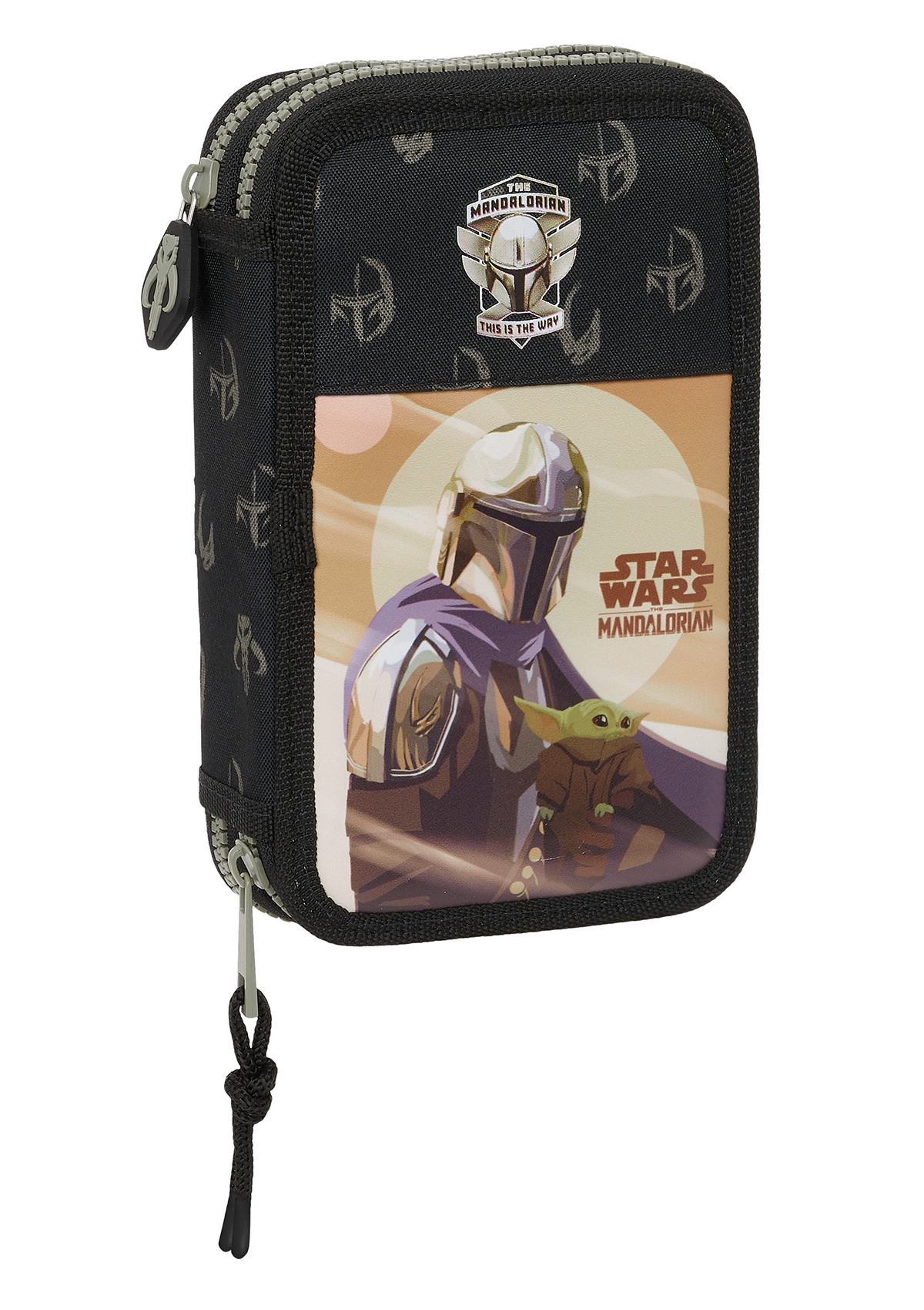 Mandalorian This Is The Way 28pc Small Double Pencil Case