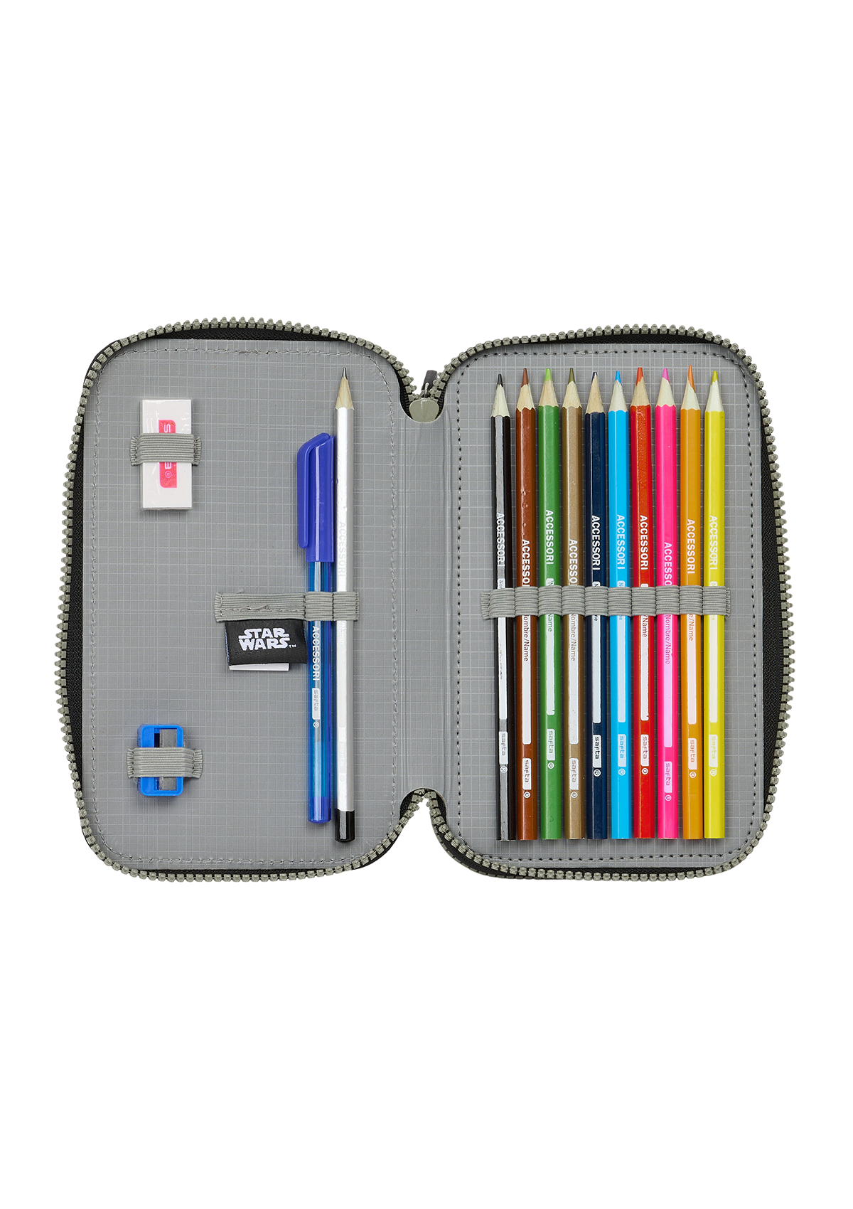 Mandalorian This Is The Way 28pc Small Double Pencil Case