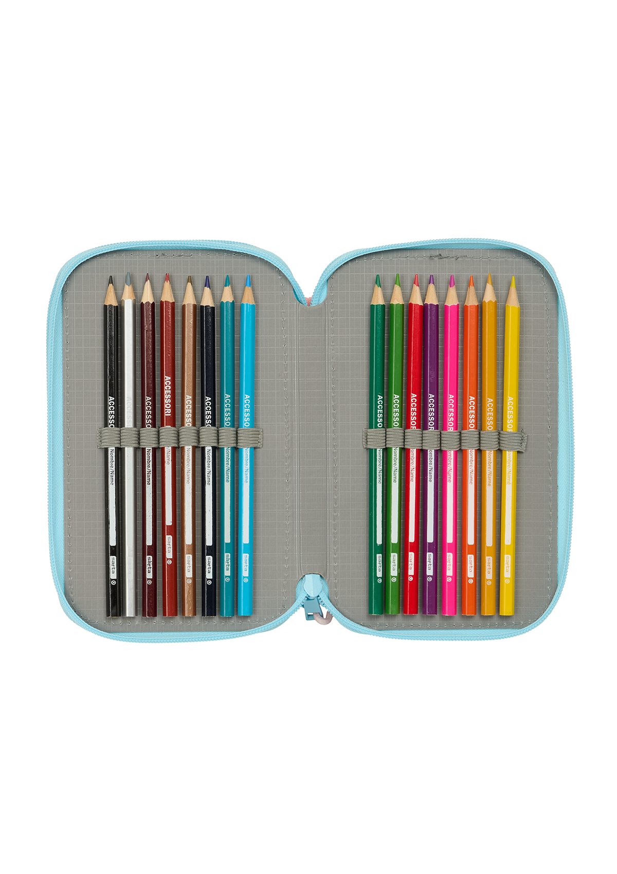 Disney Stitch Angle Small Triple 37pc Filled Pencil Case
