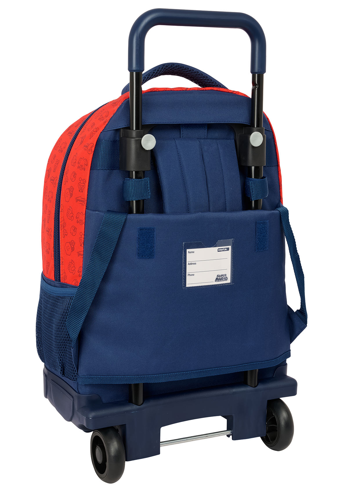 Super Mario Trick Large Backpack Wheeled