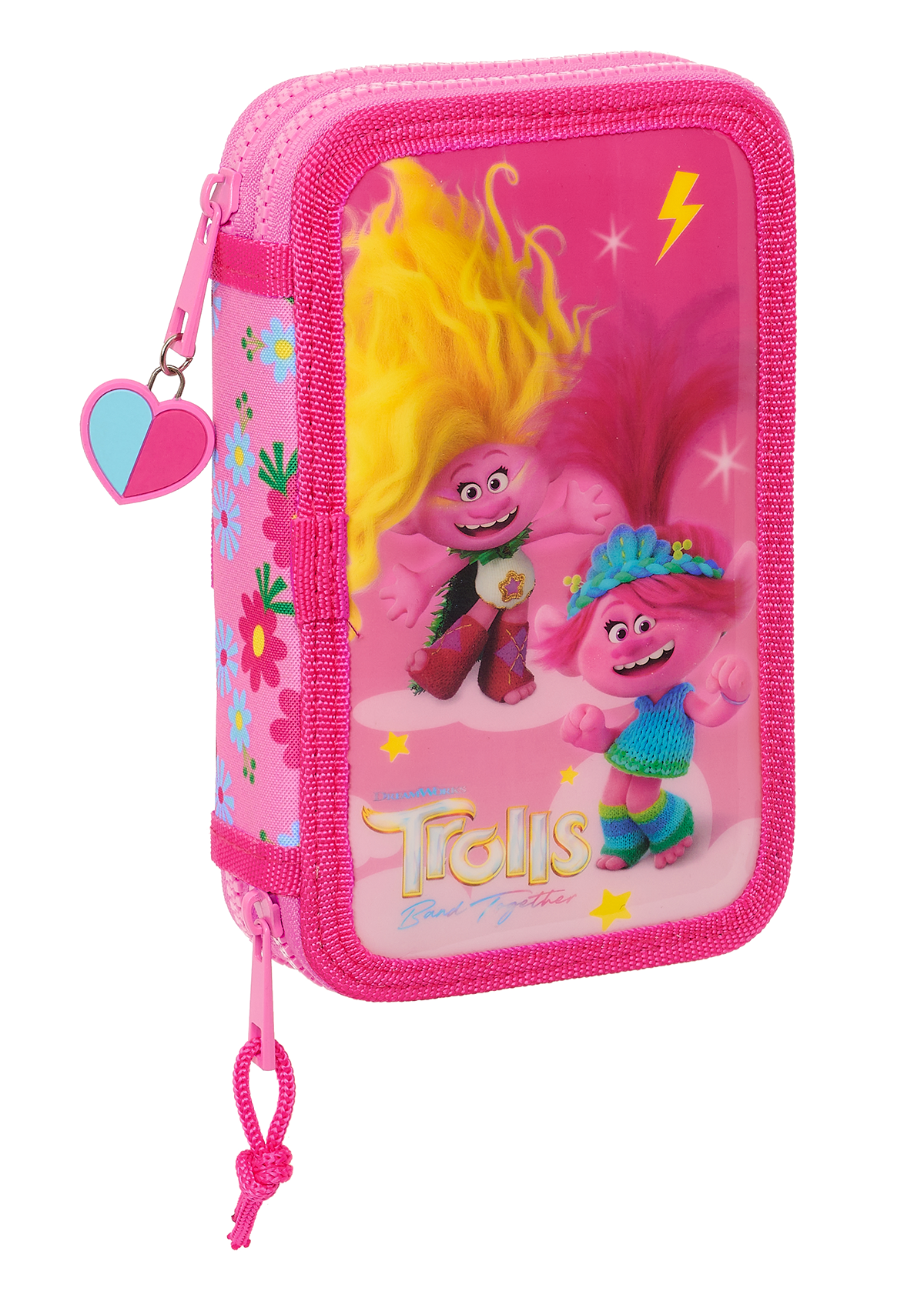 Trolls 28pc Small Double Pencil Case