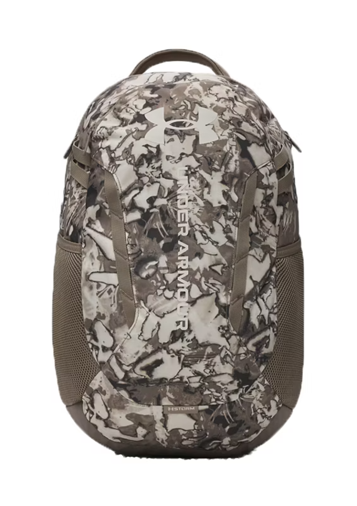 UA Hustle 6.0 Backpack Taupe Dusk/Summit White