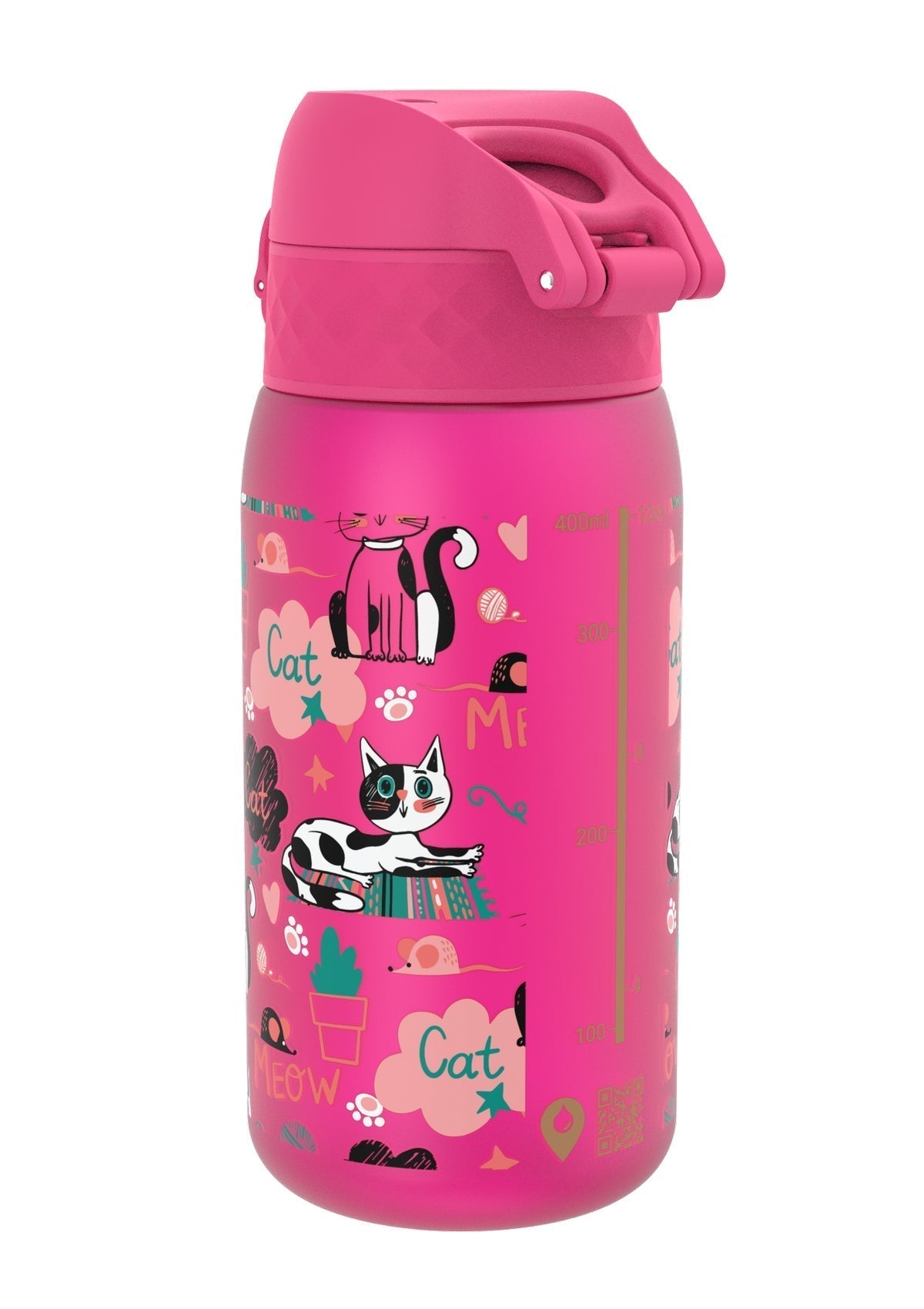 ION8 Recyclon Kittens Water Bottle Leak Proof 350ml (12oz) BPA Free Z2
