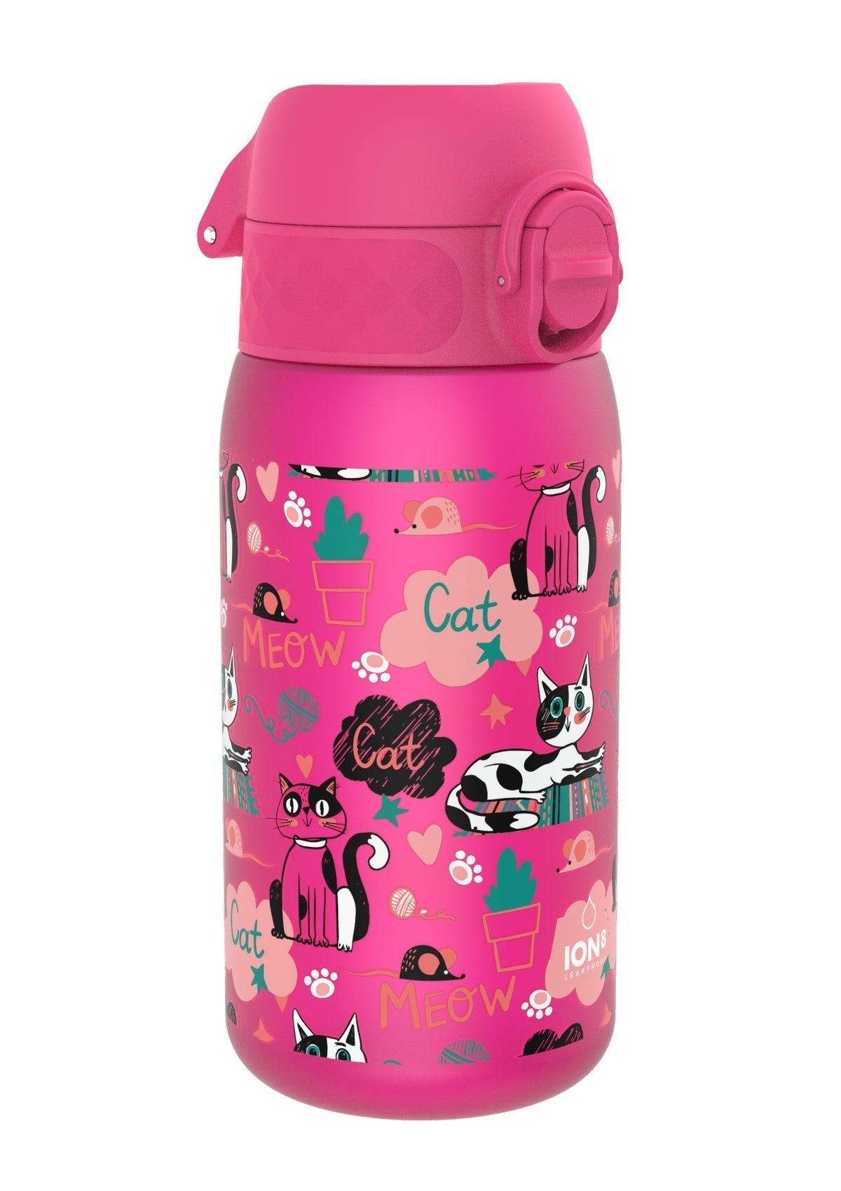 ION8 Recyclon Kittens Water Bottle Leak Proof 350ml (12oz) BPA Free Z2