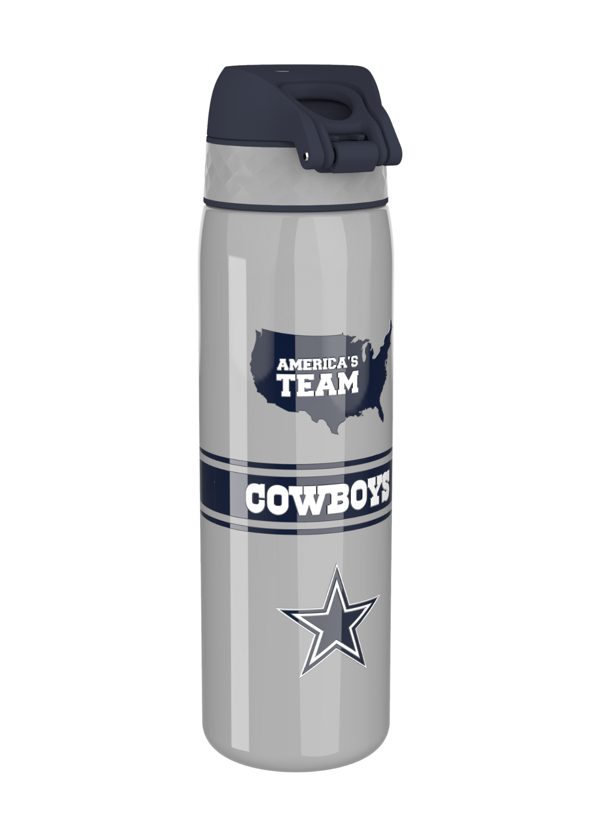 ION8 NFL Cowboys Water Bottle Leak Proof 600ml 20oz Stainless Steel