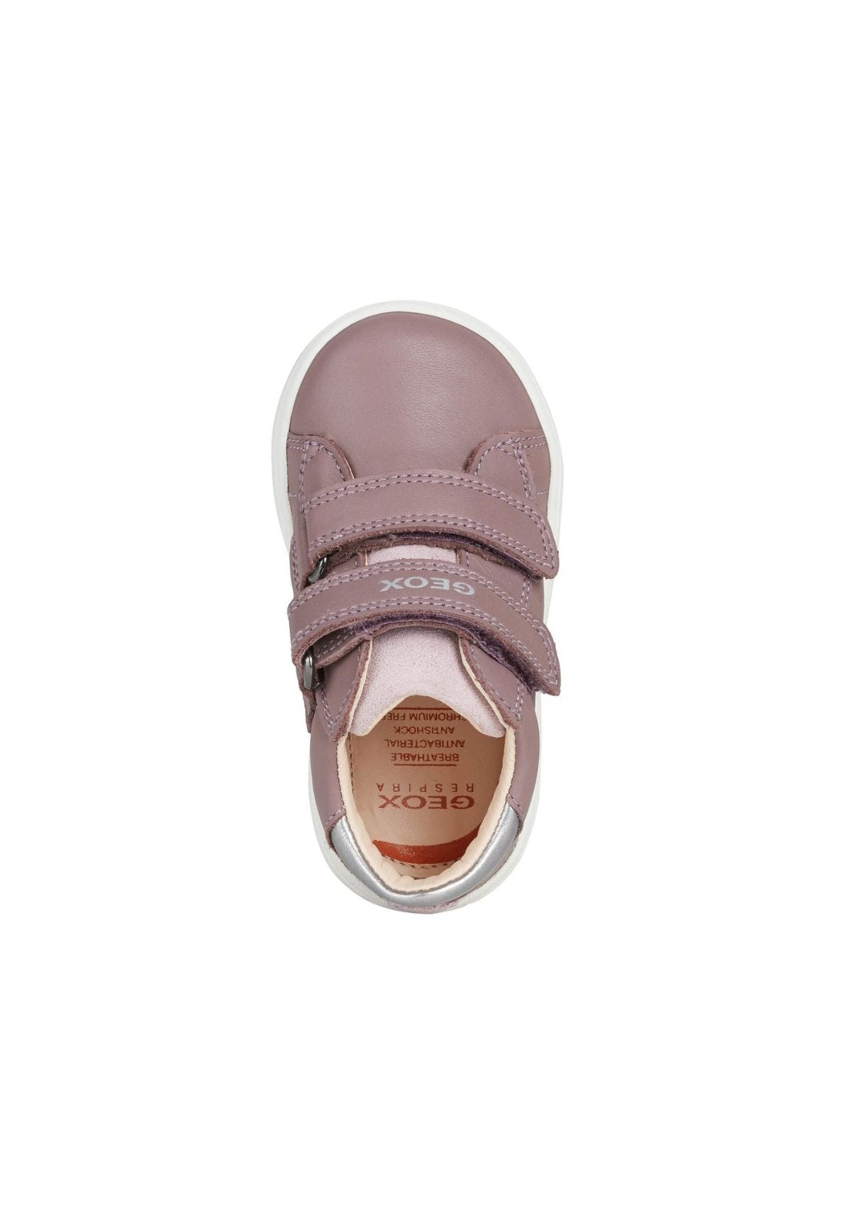 Geox Baby Girl B BIGLIA Rose Smoke Dark Silver Up