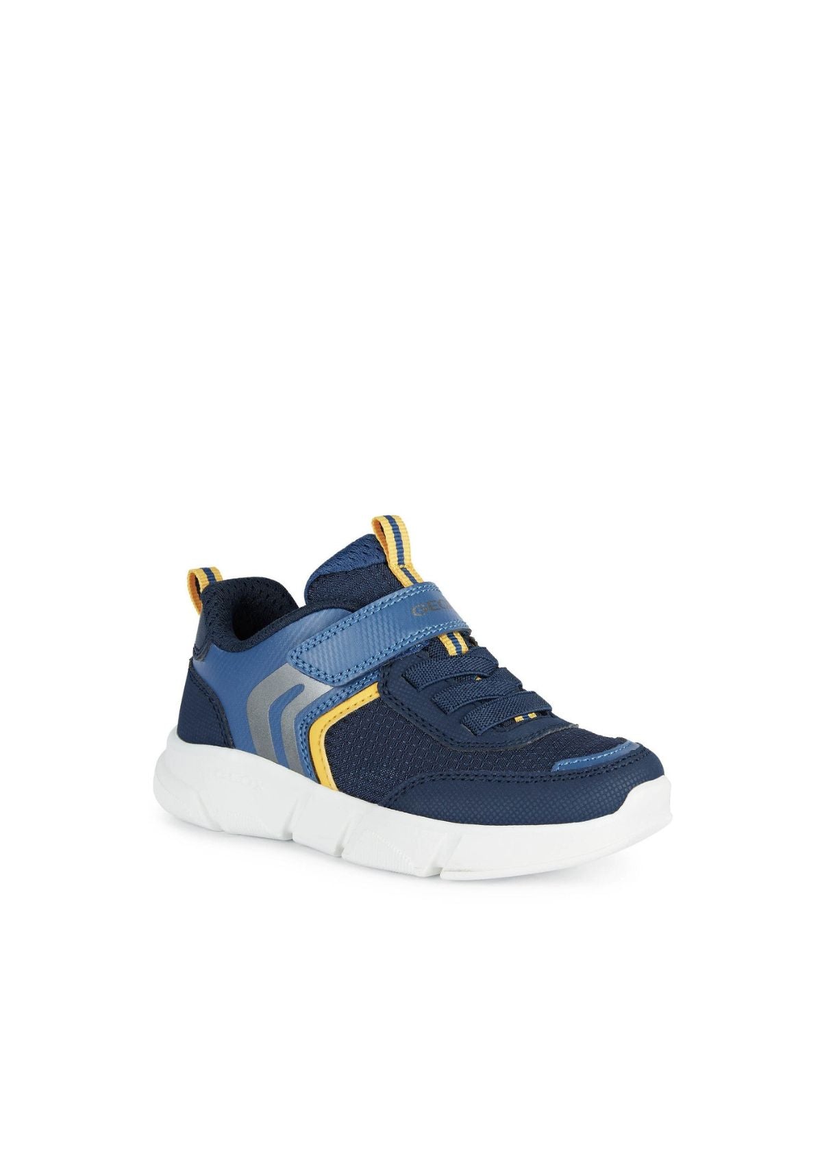Geox Boys ARIL Navy Yellow Front