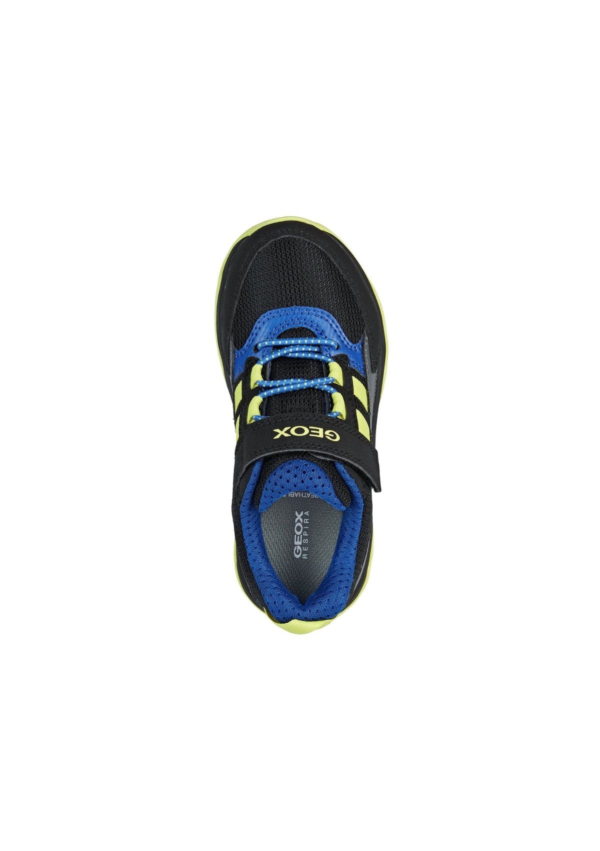 Geox Boys CALCO Trainers Black Lime  up