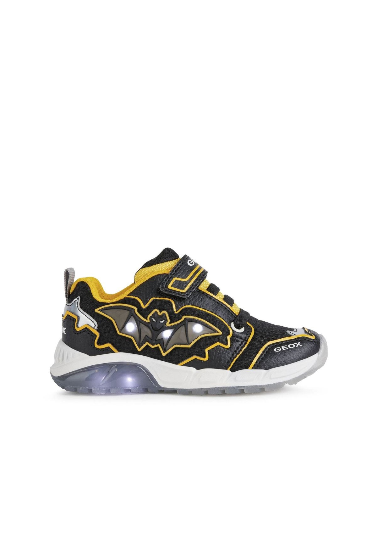 Geox Boys SPAZIALE Black Yellow light on