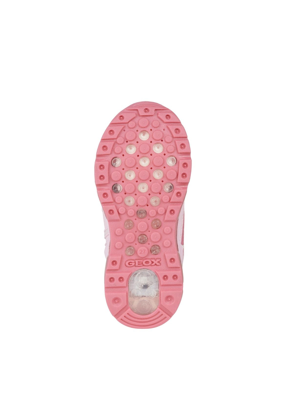 Geox Girls ANDROID J1545D lights pink sole