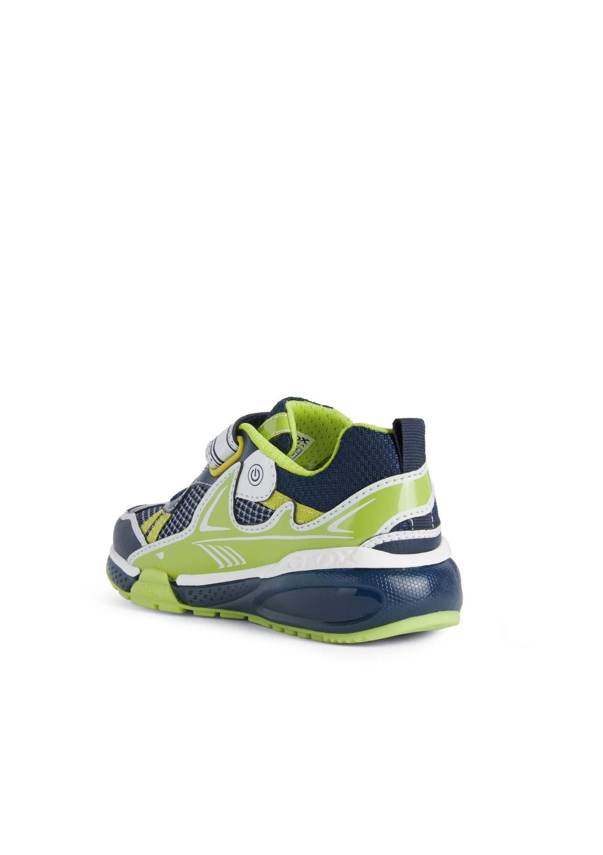 Geox Junior Boys BAYONYC Navy Lime back