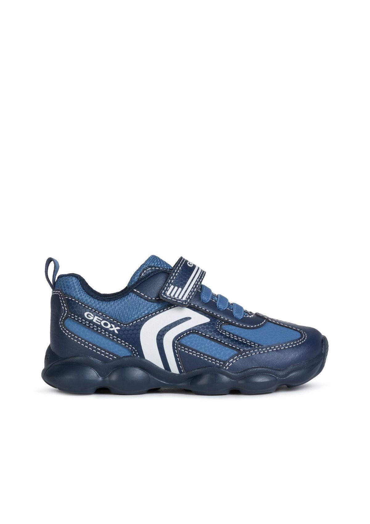 Geox Junior Boys Trainers MUNFREY Navy Avio