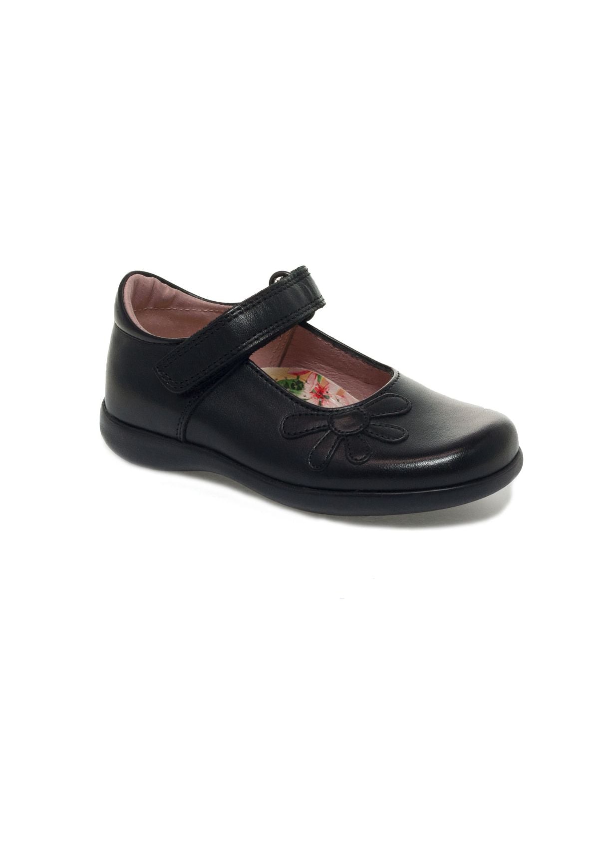 Petasil Girls School Shoes Bonnie Patent (Black Patent)