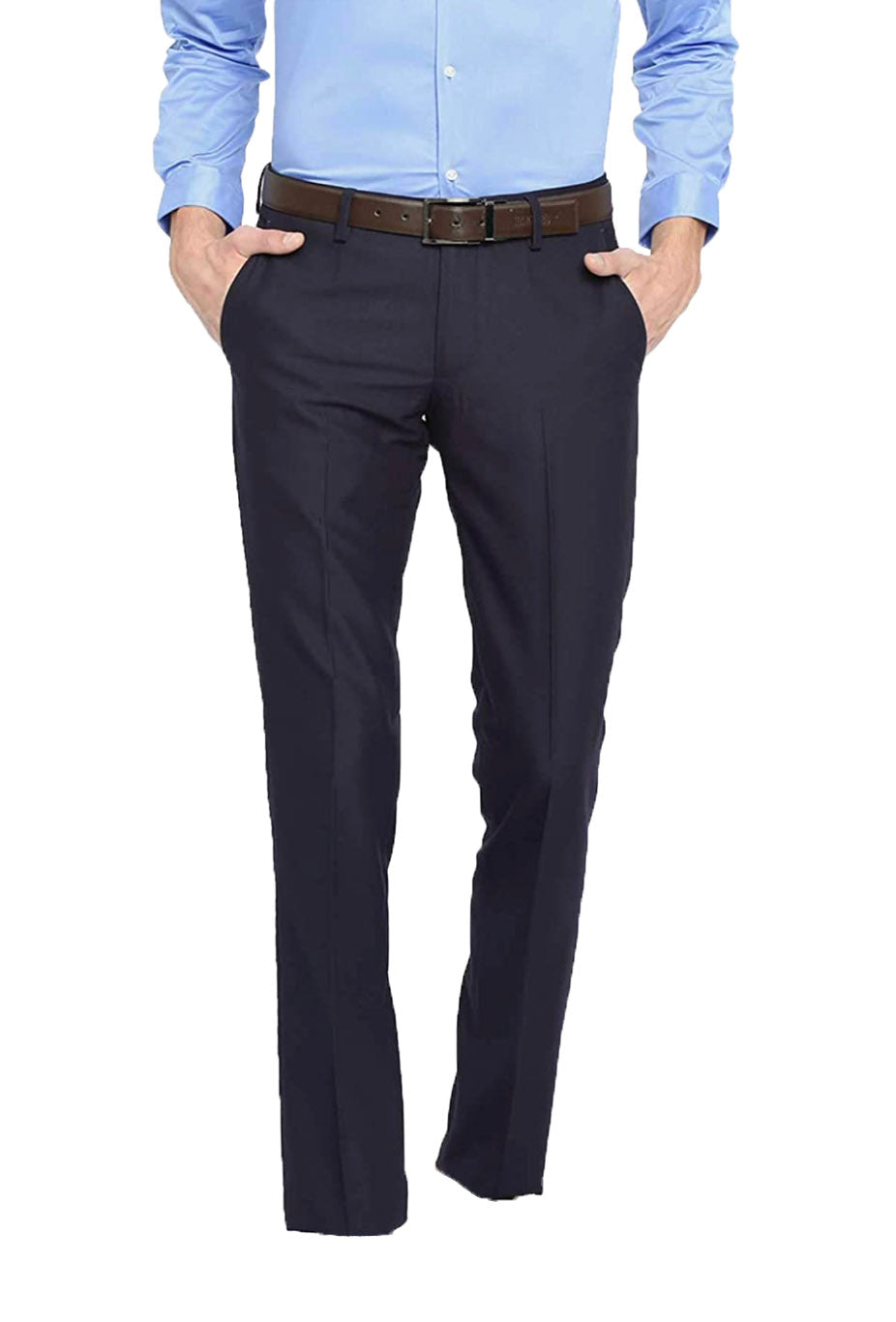 Virginian Senior Youths Slim Fit Trousers (Navy)
