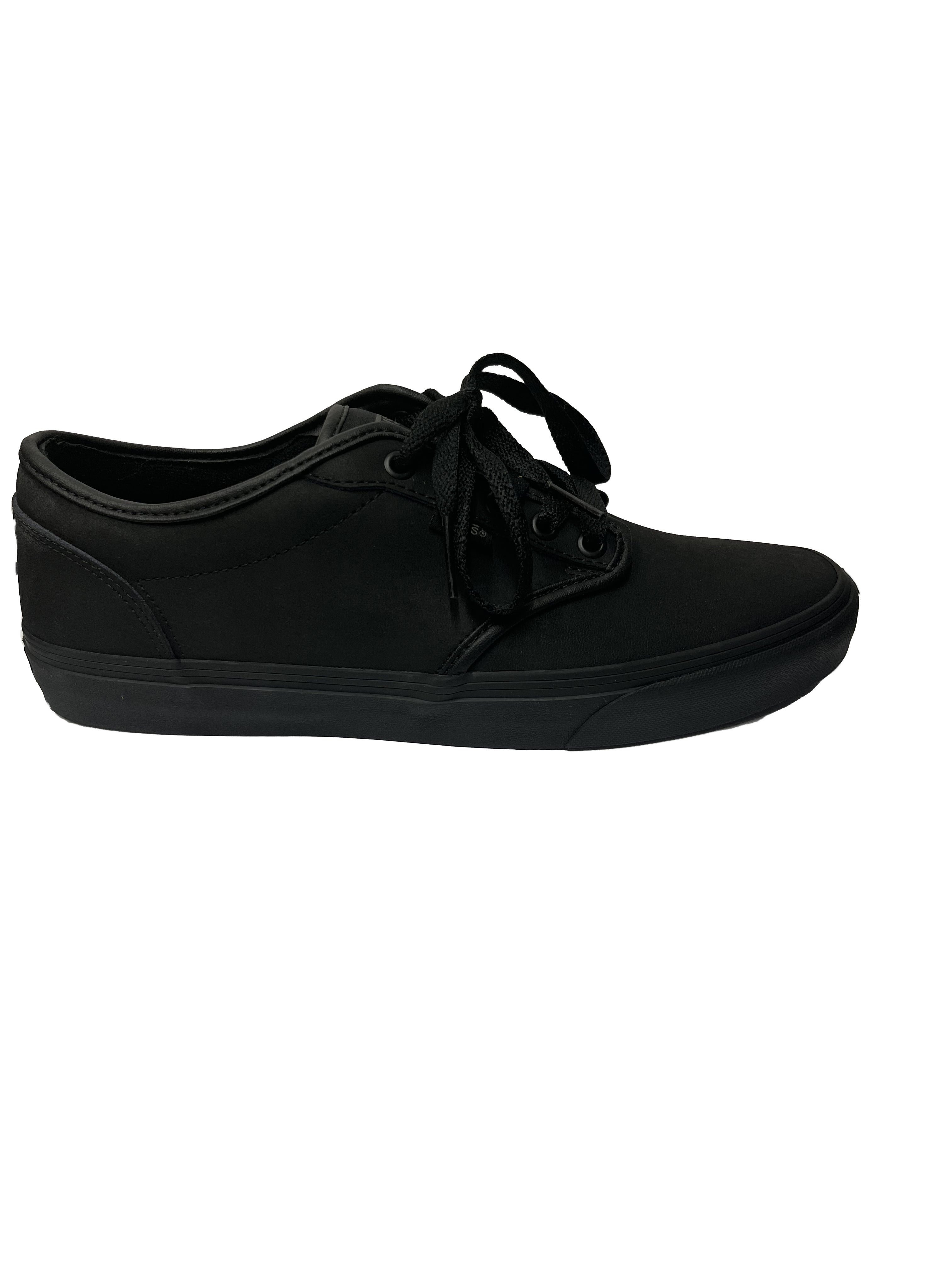 Vans Atwood Triple Black Leather Trainers